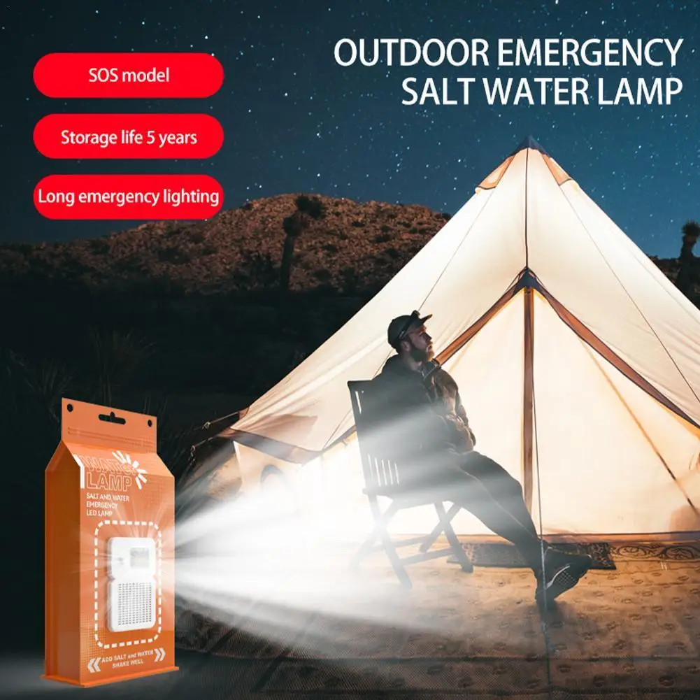 1/2/3PCS Portable Camping Lamp LED Light Salt Water Emergency Lights Outdoor Waterproof Lamps Reusable Lighting For Night
1/2/3PCS Portable Camping Lamp LED Light Salt Water Emergency Lights Outdoor Waterproof Lamps Reusable Lighting For Night