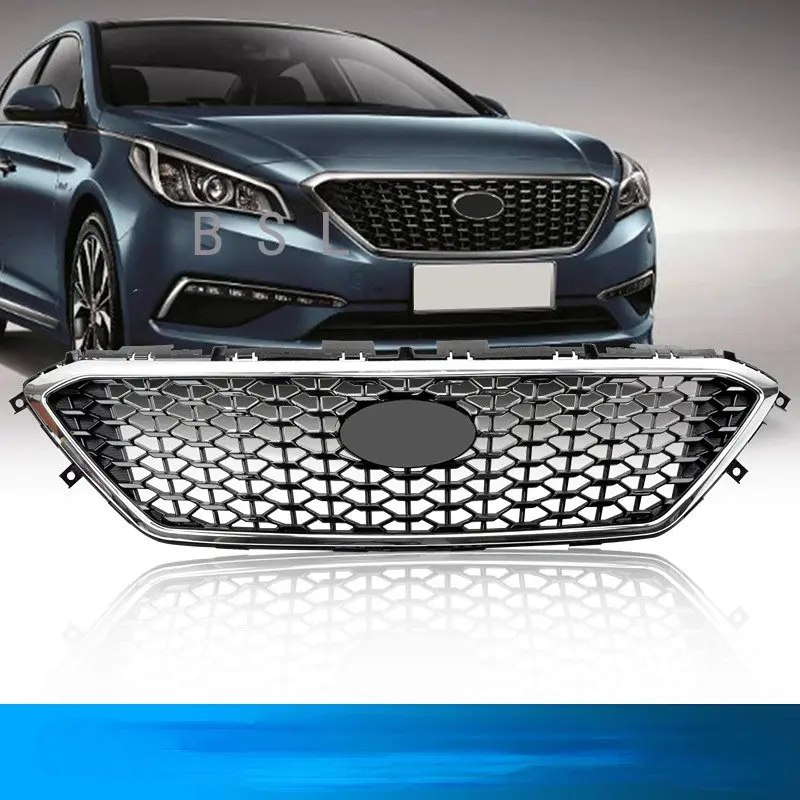 Автомобильный сетчатый гриль, Решетка переднего бампера для Hyundai Sonata 9-го поколения 2015 2016 2017
Автомобильный сетчатый гриль, Решетка переднего бампера для Hyundai Sonata 9-го поколения 2015 2016 2017