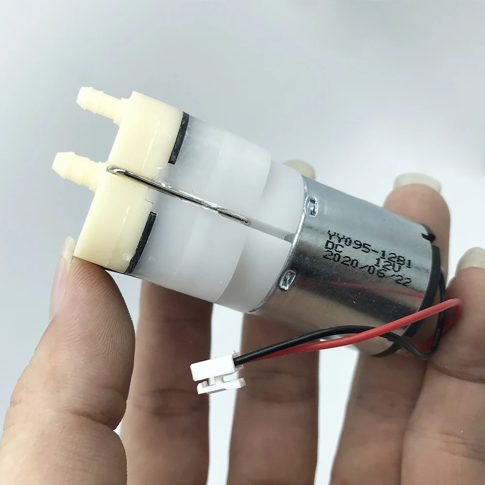 Микро воздушный насос 095, 7,4-12 В постоянного тока, 5 Вт, 12 В, Электрический вакуумный насос, диафрагменный насос, большой объем воздуха, водный кислородный насос 
Микро воздушный насос 095, 7,4-12 В постоянного тока, 5 Вт, 12 В, Электрический вакуумный насос, диафрагменный насос, большой объем воздуха, водный кислородный насос