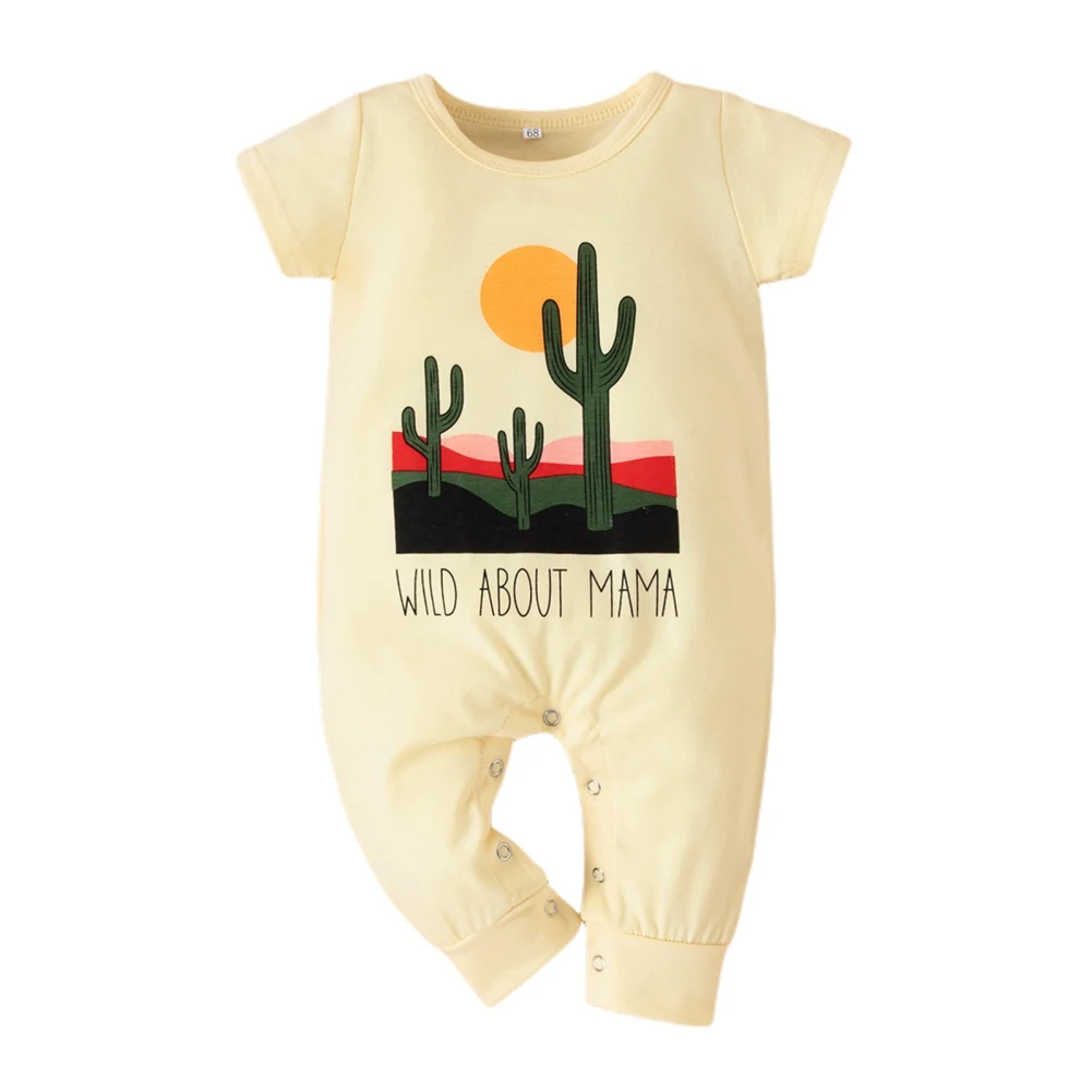 Autumn Casual One-Pieces Baby Clothing 0-18M Newborn Baby Letters Jumpsuit Short-sleeved Playsuit Outfit
Autumn Casual One-Pieces Baby Clothing 0-18M Newborn Baby Letters Jumpsuit Short-sleeved Playsuit Outfit