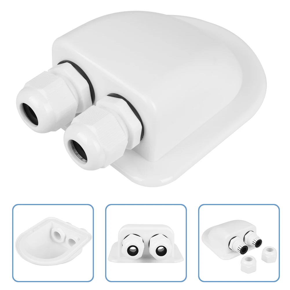 Double Wire Entry Gland Box Solar Panel Roof Wire Entry Gland Box Cable Motorhome White Double Hole RV Yacht Car Accessories
Double Wire Entry Gland Box Solar Panel Roof Wire Entry Gland Box Cable Motorhome White Double Hole RV Yacht Car Accessories