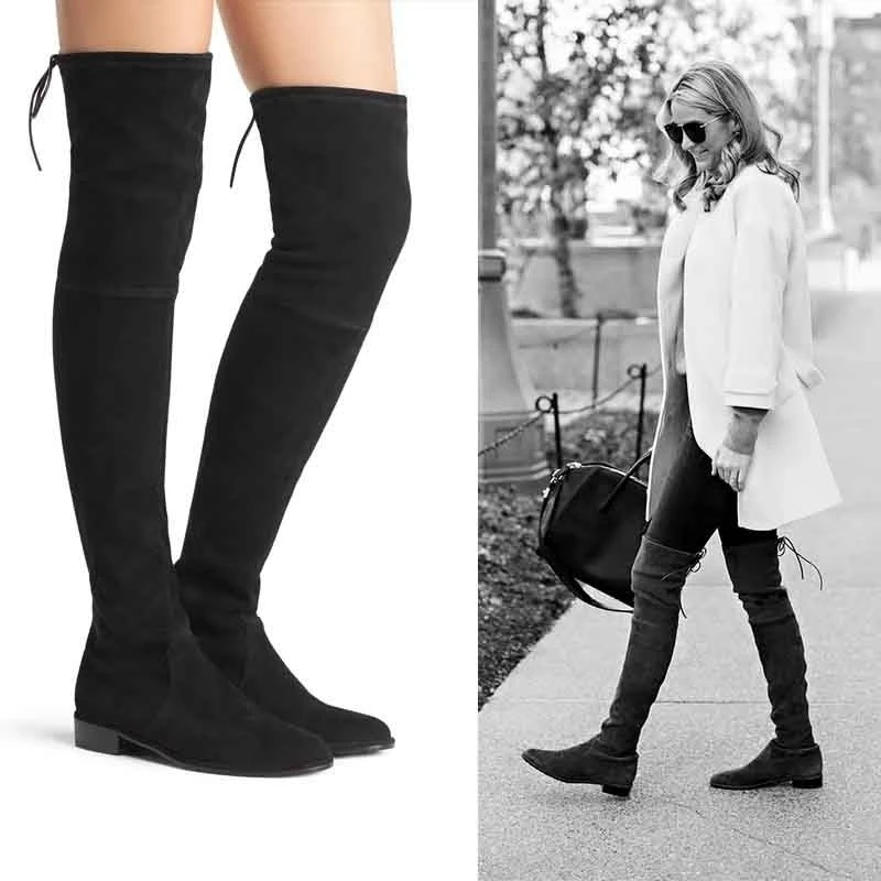 2021 Thigh High Boots Female Winter Boots Women Over the Knee Boots Flat Stretch Sexy Fashion Shoes
2021 Thigh High Boots Female Winter Boots Women Over the Knee Boots Flat Stretch Sexy Fashion Shoes