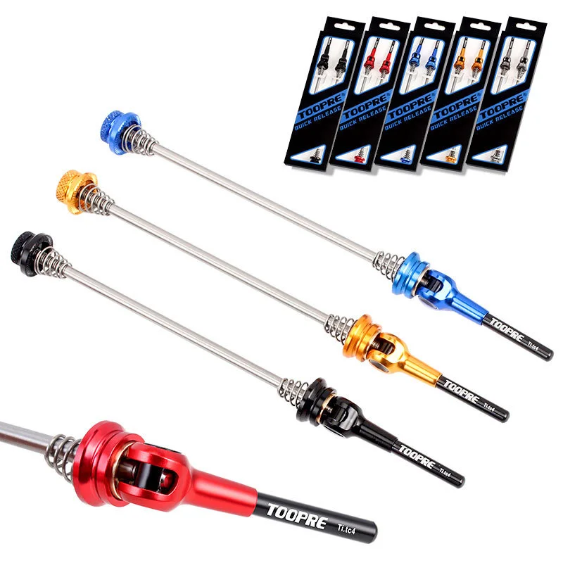 Bicycle Quick Release Skewer Ti Titanium Axle CNC Turning Cycling Hub Lightweight Quick Skewers For Outdoor Sports MTB Road Bike
Bicycle Quick Release Skewer Ti Titanium Axle CNC Turning Cycling Hub Lightweight Quick Skewers For Outdoor Sports MTB Road Bike