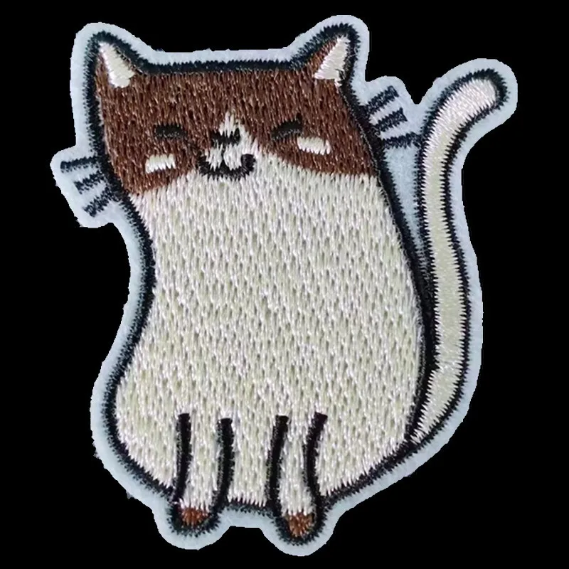 Embroidery Animal Patch Q Cat Logo Iron on Patches for Clothing Accessories Diy 3D Stickers Strange things Gifts
Embroidery Animal Patch Q Cat Logo Iron on Patches for Clothing Accessories Diy 3D Stickers Strange things Gifts