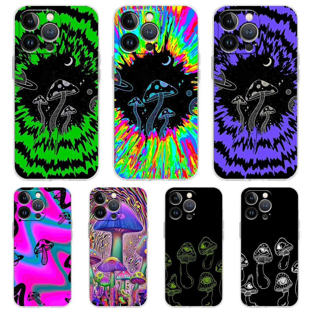 Mushroom Case for iPhone 14 13 12 Pro Max Cover Transparent Soft for iPhone 11 Pro Max 7 8 Plus X XS XR SE2020 Shell Coque Capas
Mushroom Case for iPhone 14 13 12 Pro Max Cover Transparent Soft for iPhone 11 Pro Max 7 8 Plus X XS XR SE2020 Shell Coque Capas