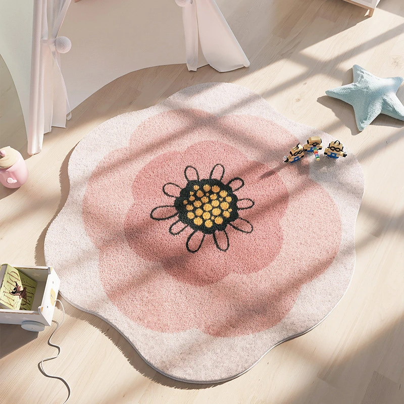 Ins Style Round Imitation Cashmere Carpets Cute Girly Bedroom Carpet Cloakroom Lounge Rug Living Room Sofa Coffee Table Rugs Mat
Ins Style Round Imitation Cashmere Carpets Cute Girly Bedroom Carpet Cloakroom Lounge Rug Living Room Sofa Coffee Table Rugs Mat