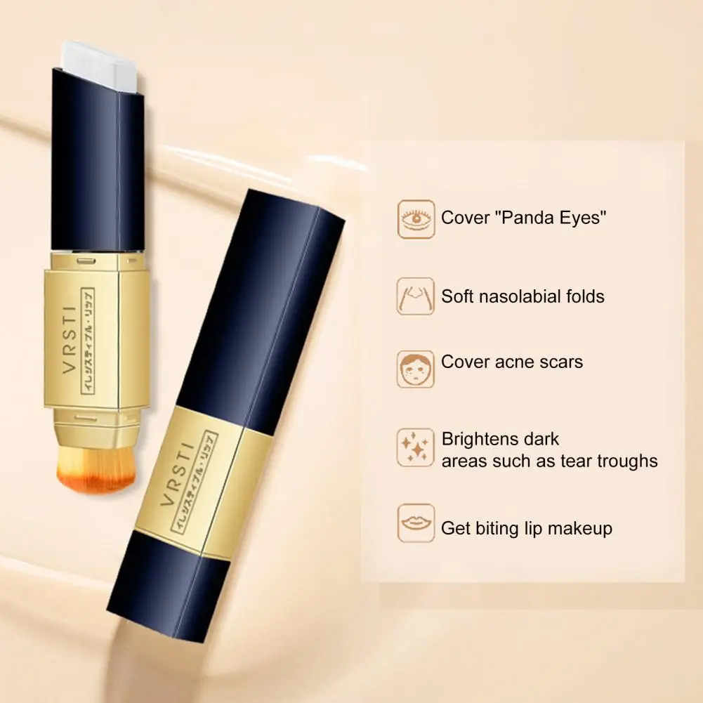 Hide Flaws Quick Absorption Double Head Concealer Primer Foundation Stick for Wedding
Hide Flaws Quick Absorption Double Head Concealer Primer Foundation Stick for Wedding