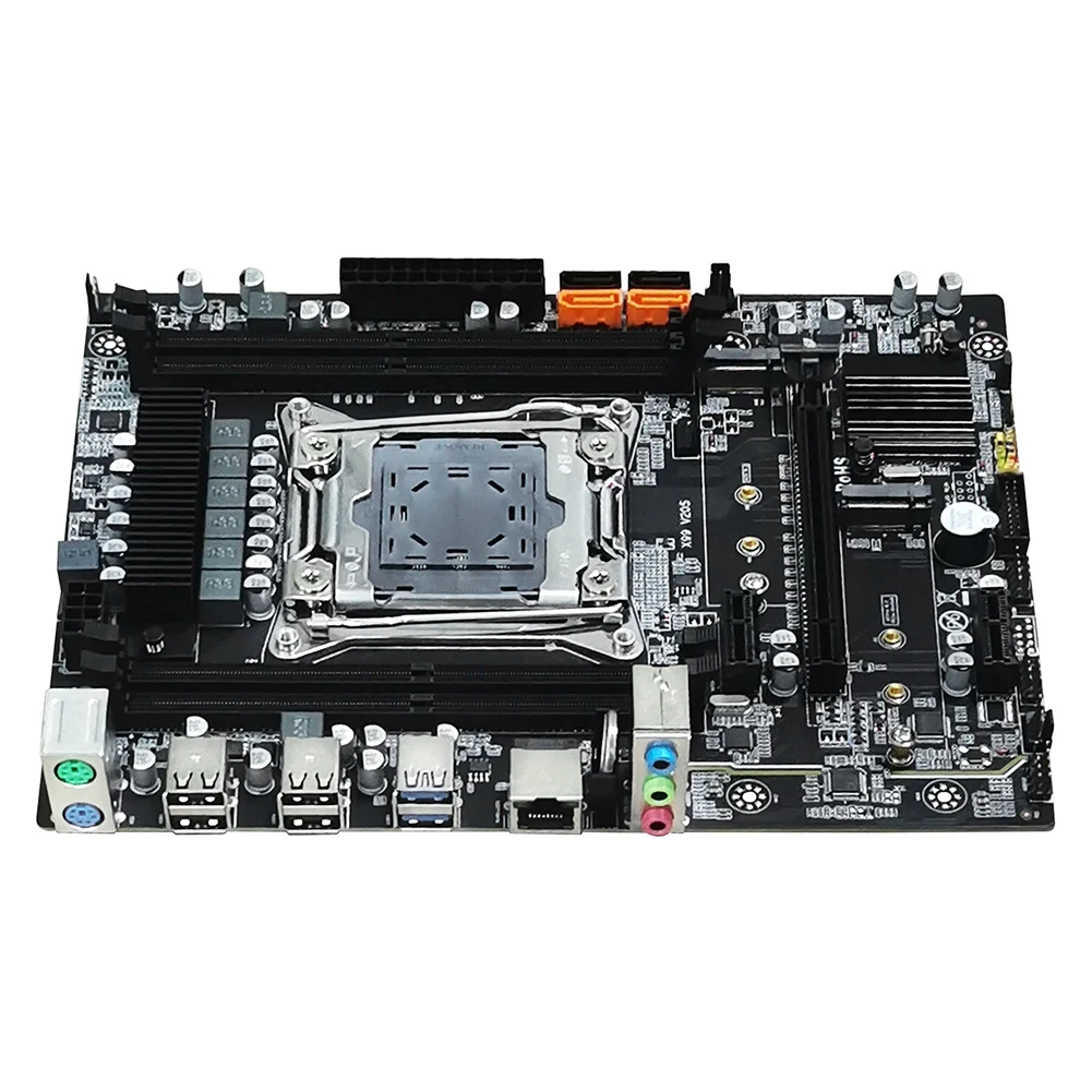 X99 Desktop Motherboard+Baffle+SATA Cable LGA2011-3 DDR4 Support 4X32G for 5820K E5-2678 V3 E5 2676 V3 E5 2696 V3 CPU
X99 Desktop Motherboard+Baffle+SATA Cable LGA2011-3 DDR4 Support 4X32G for 5820K E5-2678 V3 E5 2676 V3 E5 2696 V3 CPU
