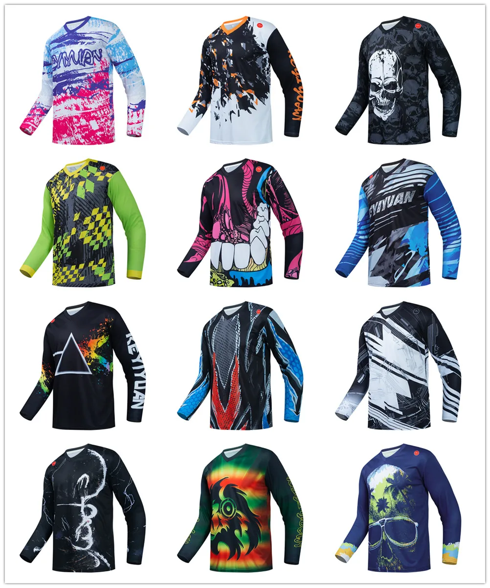 KEYIYUAN New Men Long Sleeve Cycling Jersey Motocross Mtb Downhill Shirt Bike Clothing Bicycle T-shirt Mtb Bekleidung Herren
KEYIYUAN New Men Long Sleeve Cycling Jersey Motocross Mtb Downhill Shirt Bike Clothing Bicycle T-shirt Mtb Bekleidung Herren