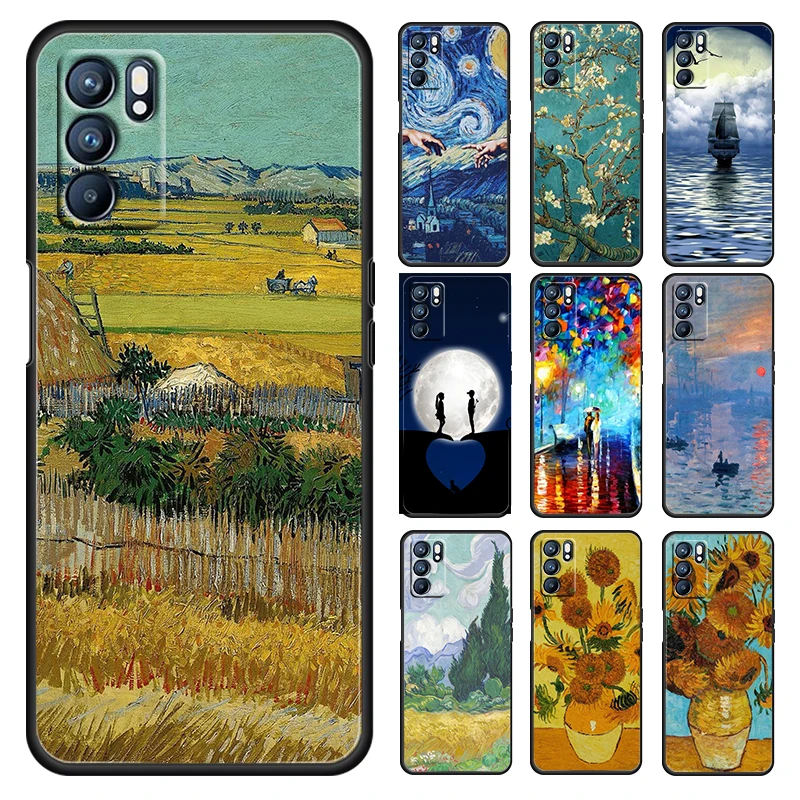 Van Gogh Oil Painting For OPPO Reno 7 6 5 4 3 2 5Z 5F 5K ACE 10 X 4G 5G Pro Plus Soft Black Phone Case Silicone Cover
Van Gogh Oil Painting For OPPO Reno 7 6 5 4 3 2 5Z 5F 5K ACE 10 X 4G 5G Pro Plus Soft Black Phone Case Silicone Cover