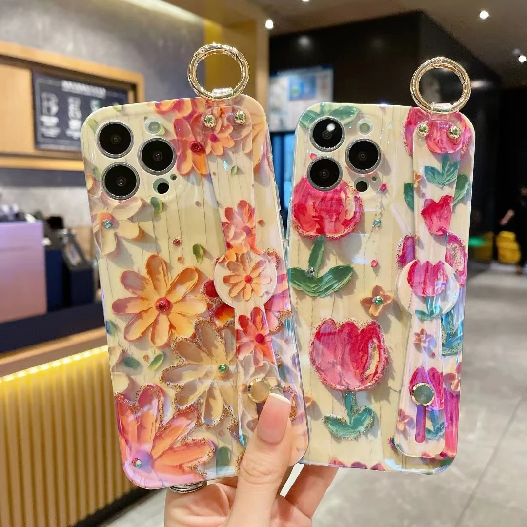 Fashion Flowers INS Canvas Tulip Daisy Wristband Phone Funda Protective For iPhone 13 Pro Case 8 9 11 12 XS Max XR X Soft Bumper
Fashion Flowers INS Canvas Tulip Daisy Wristband Phone Funda Protective For iPhone 13 Pro Case 8 9 11 12 XS Max XR X Soft Bumper