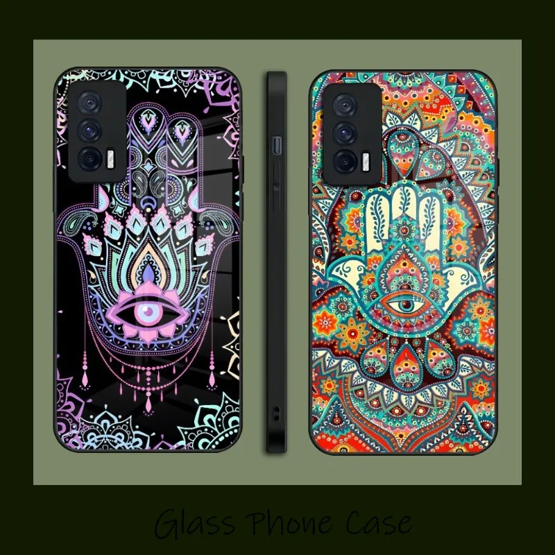 Fatima Hand Hamsa Bling Phone Case Glass For Vivo Y73 Y76S Y55S Y31S Y30 S10 S10E S12 S9 S9E X60 X70 IQOO9 8 7 NEO5 5S 5SE Coque
Fatima Hand Hamsa Bling Phone Case Glass For Vivo Y73 Y76S Y55S Y31S Y30 S10 S10E S12 S9 S9E X60 X70 IQOO9 8 7 NEO5 5S 5SE Coque