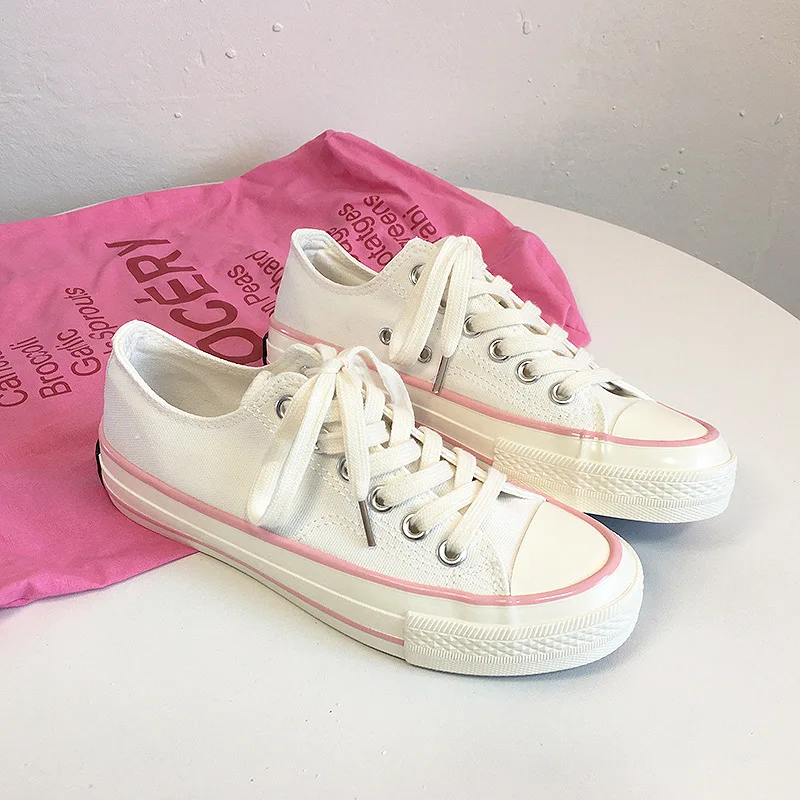 Ladies Low-top Canvas Shoes All-match Fashion Solid Color Comfortable Sneakers Casual Women's Shoes Zapatos Casuales De Mujer
Ladies Low-top Canvas Shoes All-match Fashion Solid Color Comfortable Sneakers Casual Women's Shoes Zapatos Casuales De Mujer