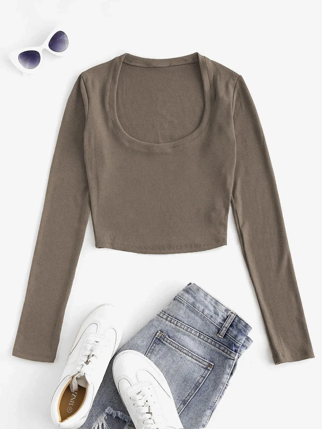 Sweetown Autumn 2021 Ribbed Casual Woman Tshirts Contrast Patchwork Long Sleeve Loose Tees Preppy Style Vintage Basic Tops Y2K
Sweetown Autumn 2021 Ribbed Casual Woman Tshirts Contrast Patchwork Long Sleeve Loose Tees Preppy Style Vintage Basic Tops Y2K
