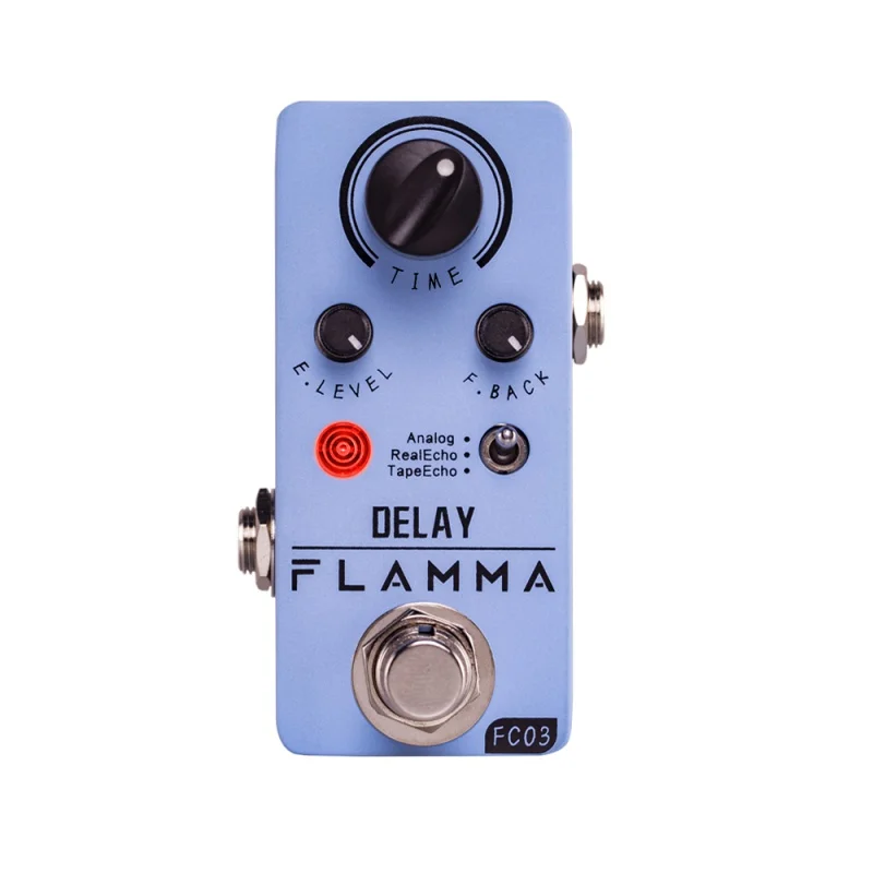 FLAMMA FC03 Guitar Delay Pedal Digital Guitar Pedal Delay Effects with 3 Modes Analog Real Echo Tape Echo
FLAMMA FC03 Guitar Delay Pedal Digital Guitar Pedal Delay Effects with 3 Modes Analog Real Echo Tape Echo