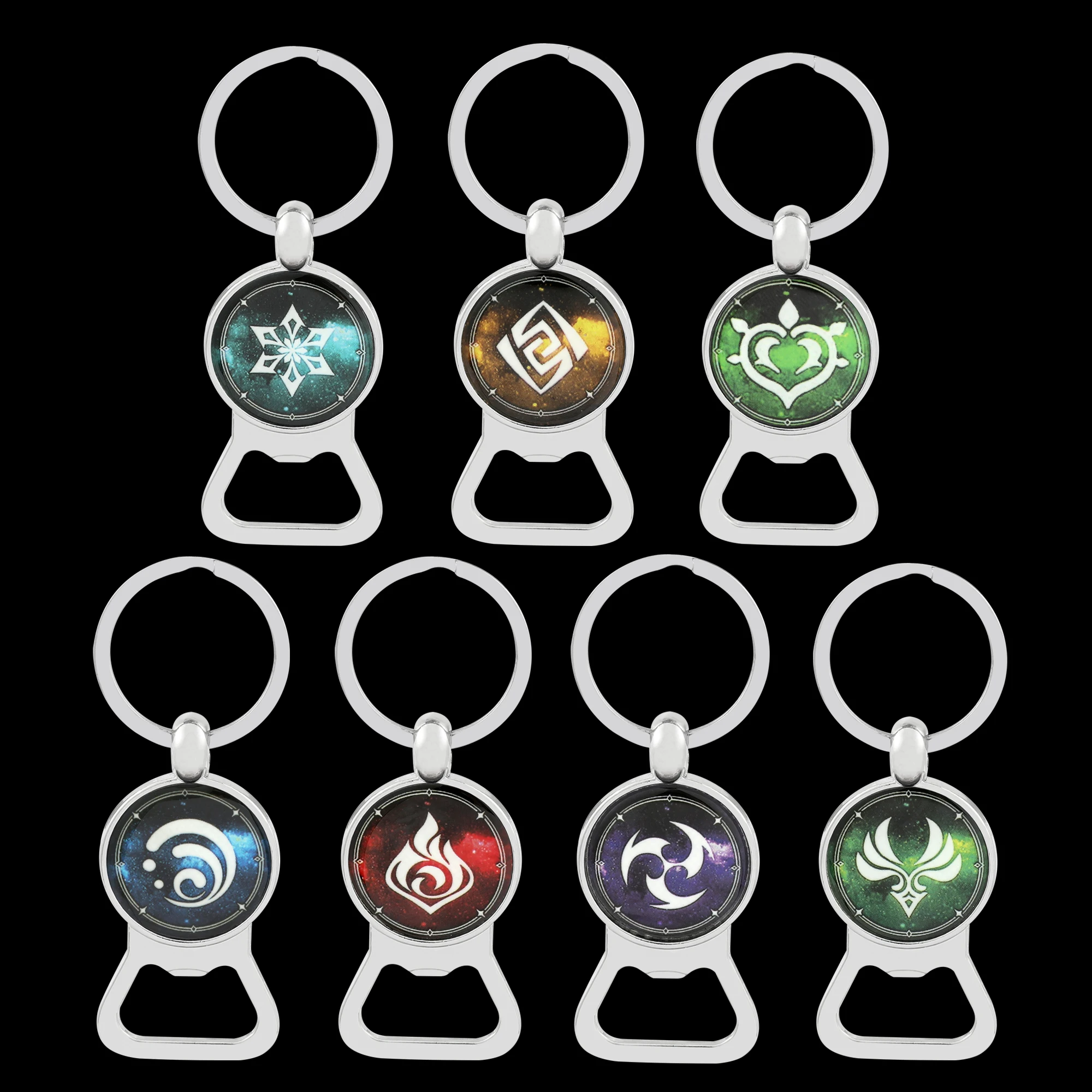 Game Genshin Impact Metal Multifunctional Keychain Eye of God Beer Bottle Opener for Car Keyrings Backpack Simple Accessories
Game Genshin Impact Metal Multifunctional Keychain Eye of God Beer Bottle Opener for Car Keyrings Backpack Simple Accessories