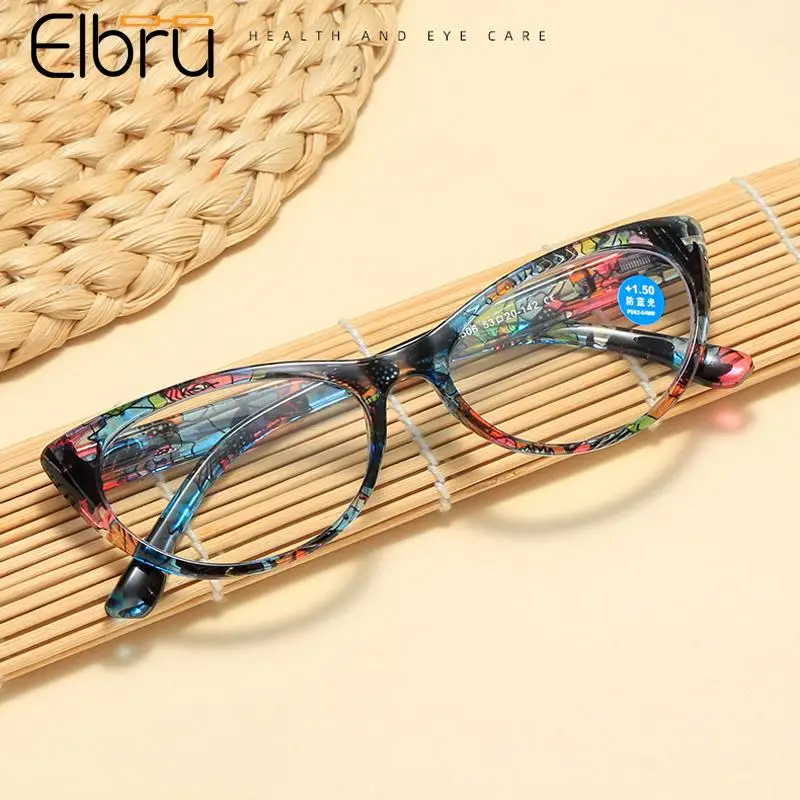 Elbru Vintage Fashion Cat Eye Reading Glasses Women Sexy Floral Presbyopic Anti Blue Light Eyeglasses Computer Diopters Eyewear
Elbru Vintage Fashion Cat Eye Reading Glasses Women Sexy Floral Presbyopic Anti Blue Light Eyeglasses Computer Diopters Eyewear