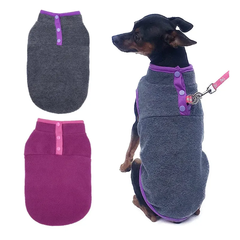 Cute Fleece Pet Clothes Solid Color Warm Dog T-shirt Sweater Autumn Winter Thick Cat Vest for Small Medium Dogs Sleeve Dog Vest
Cute Fleece Pet Clothes Solid Color Warm Dog T-shirt Sweater Autumn Winter Thick Cat Vest for Small Medium Dogs Sleeve Dog Vest