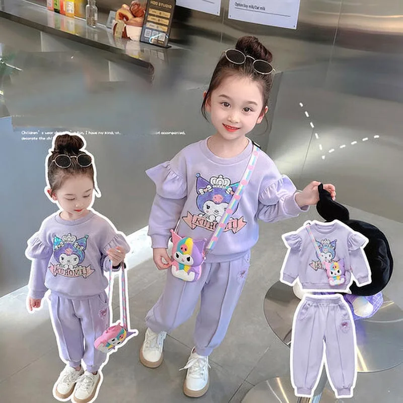 2023 Kawaii Sanrio Kids Hoodies Pants Set Cartoon Anime Two Piece Set Long Sleeve Autumn/winter Clothing Soft Fashion Gift Y2K
2023 Kawaii Sanrio Kids Hoodies Pants Set Cartoon Anime Two Piece Set Long Sleeve Autumn/winter Clothing Soft Fashion Gift Y2K