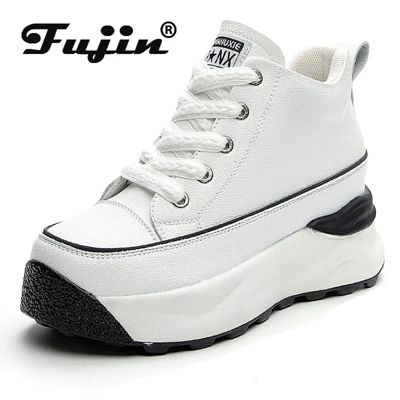 Fujin 7.5cm Cow Genuine Leather Platform Wedge Chunky Sneakers Casual Women Spring Winter Femals Vulcanize Ankle Booties Shoes
Fujin 7.5cm Cow Genuine Leather Platform Wedge Chunky Sneakers Casual Women Spring Winter Femals Vulcanize Ankle Booties Shoes