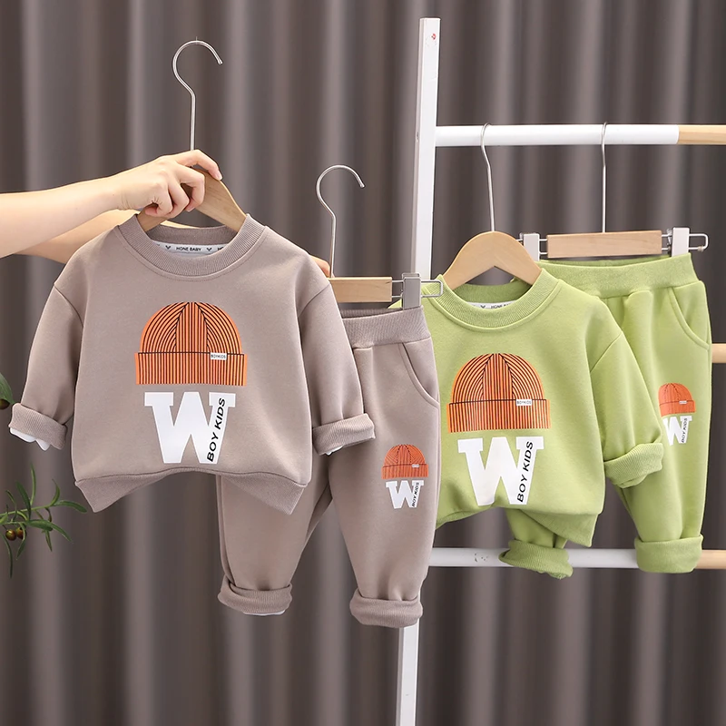 Boys Clothing Suits Autumn and Winter Clothing Toddler Cartoon Girls Clothing Children's Sportswear Children's Clothing 0-5Y
Boys Clothing Suits Autumn and Winter Clothing Toddler Cartoon Girls Clothing Children's Sportswear Children's Clothing 0-5Y