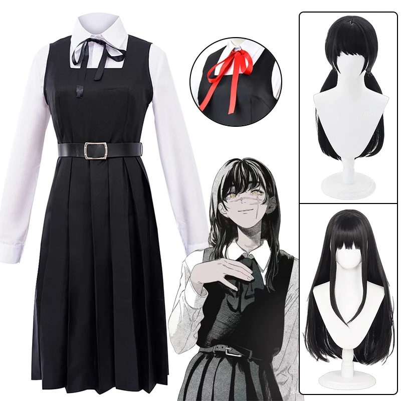 Anime Chainsaw Man Mitaka Asa Cosplay Costume JK School Uniform War Devil Dress Accessories Suit Halloween Costumes for Women 
Anime Chainsaw Man Mitaka Asa Cosplay Costume JK School Uniform War Devil Dress Accessories Suit Halloween Costumes for Women