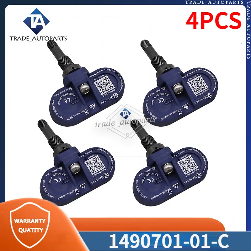 1490701-01-C Bluetooth TPMS Tire Pressure Sensor 4Pcs For 2022 Tesla Model 3 S X Y
1490701-01-C Bluetooth TPMS Tire Pressure Sensor 4Pcs For 2022 Tesla Model 3 S X Y