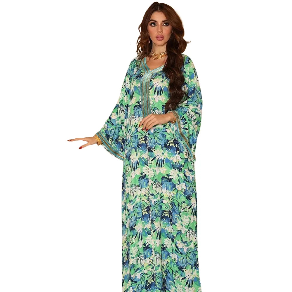 Elegant Floral Maxi Arabic Evening Dress 2022 Plus Size Muslim Turkish Long Prom Robes V Neck Long Sleeve Formal Summer Party
Elegant Floral Maxi Arabic Evening Dress 2022 Plus Size Muslim Turkish Long Prom Robes V Neck Long Sleeve Formal Summer Party