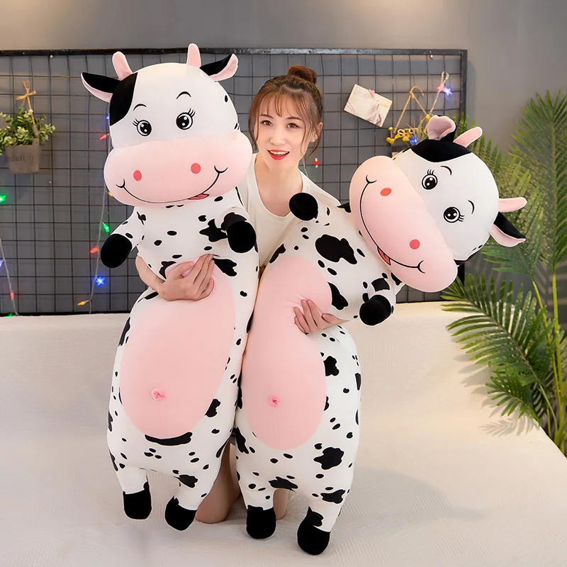 70cm-100cm Lovely Creative Milk Cow Plush Pillow Toys Soft Stuffed Cartoon Animal Cattle Doll Bedroom Sleeping Pillow Cushion
70cm-100cm Lovely Creative Milk Cow Plush Pillow Toys Soft Stuffed Cartoon Animal Cattle Doll Bedroom Sleeping Pillow Cushion