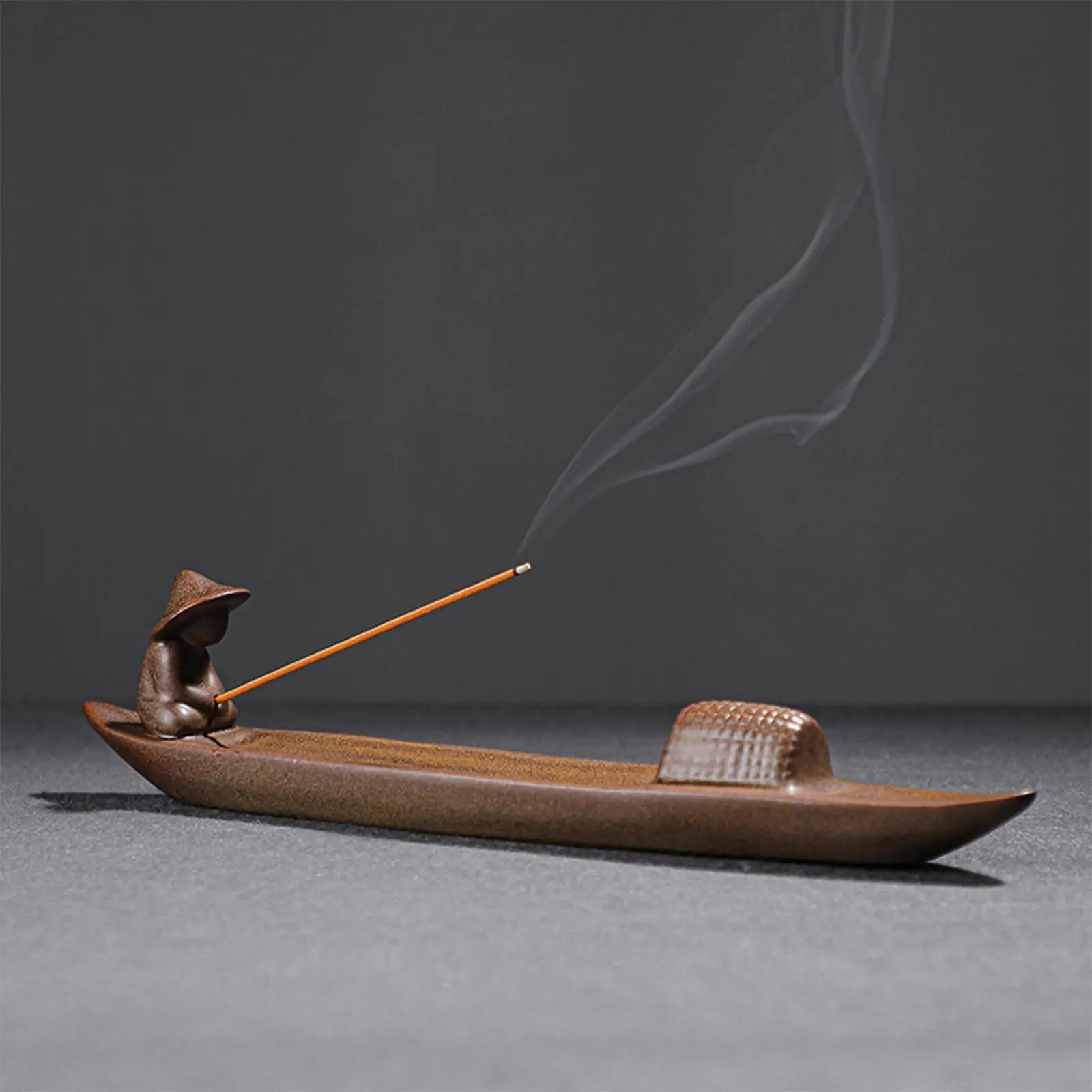 

Курильница для рыбалки, подставка для благовоний, курильница из сандалового дерева для дзен
