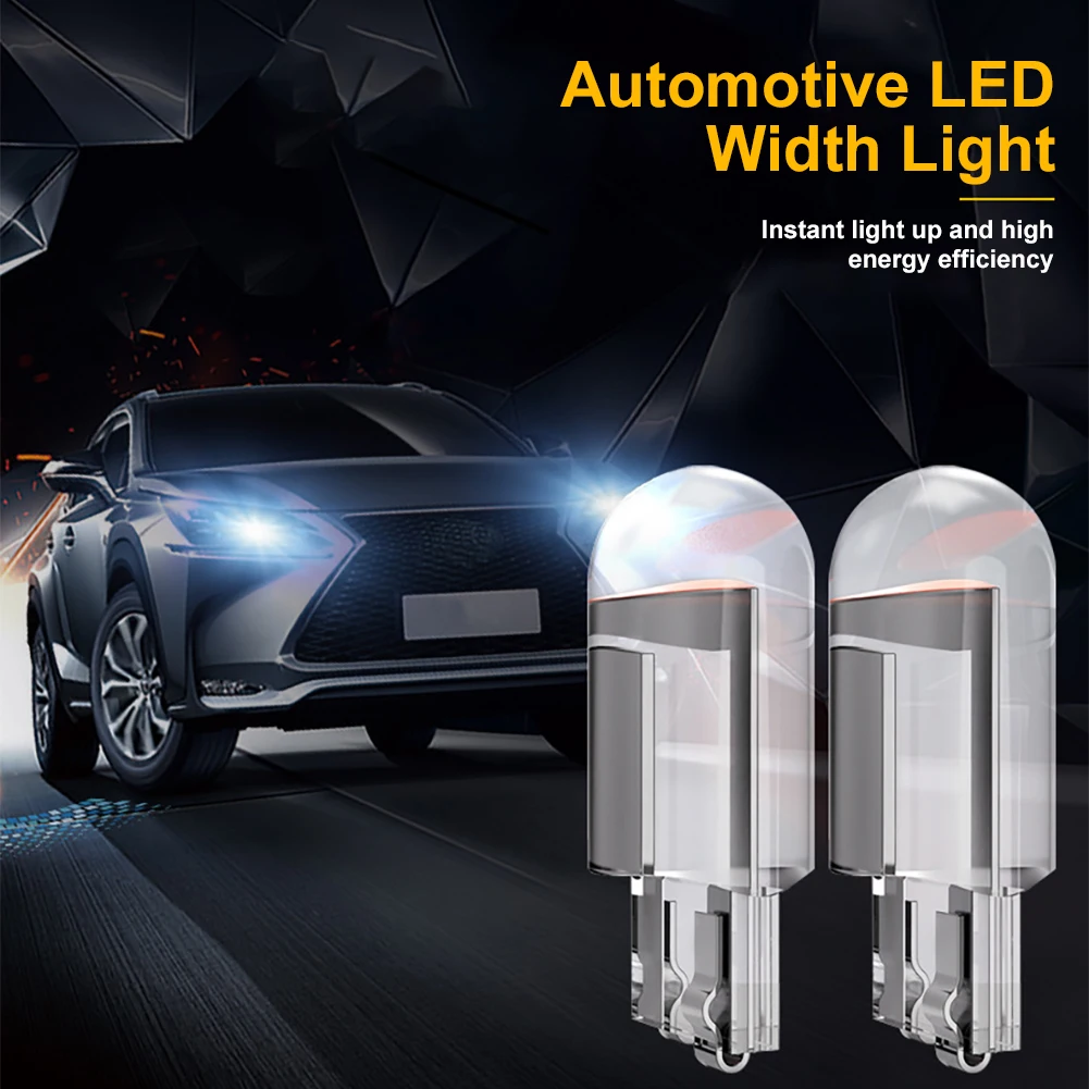 10Pcs Newest W5W t10 led lights for Car Light COB Glass 6000K White License Plate Lamp Dome Read DRL Bulb 12V for Automobiles
10Pcs Newest W5W t10 led lights for Car Light COB Glass 6000K White License Plate Lamp Dome Read DRL Bulb 12V for Automobiles
