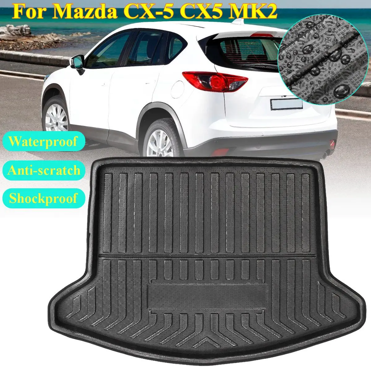 Boot Liner Trunk Cargo Mat Liner Floor Carpet Luggage Cargo Tray Protector for Mazda CX-5 CX5 MK2 2017 2018 Kick Pad Mud Nonslip
Boot Liner Trunk Cargo Mat Liner Floor Carpet Luggage Cargo Tray Protector for Mazda CX-5 CX5 MK2 2017 2018 Kick Pad Mud Nonslip
