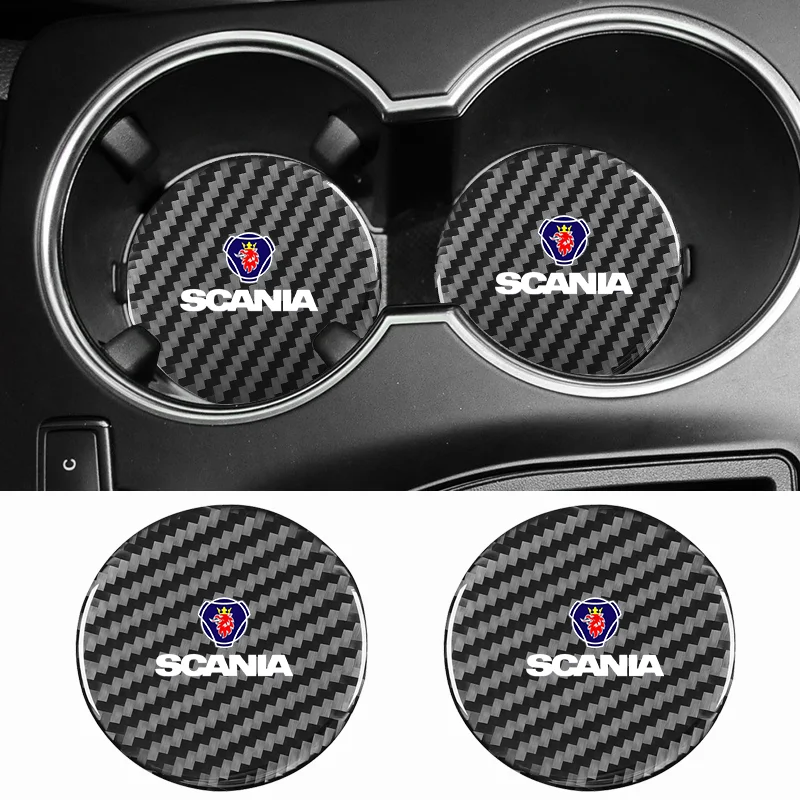 2Pcs Car Carbon Fiber Pattern Coaster Non Slip Water Cup Mat Anti-Dirt for Scania K250 K280 K320 K310 K490 SERIE Car Accessories
2Pcs Car Carbon Fiber Pattern Coaster Non Slip Water Cup Mat Anti-Dirt for Scania K250 K280 K320 K310 K490 SERIE Car Accessories