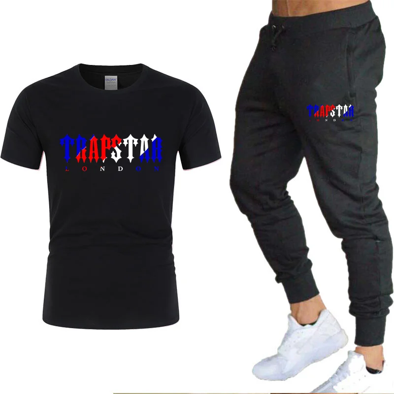 Mannen Vrouwen T-shirt Korte Mouw Pak Mode Letters Harajuku Retro Tops + Broek Limited Nieuwe Trapstar London Merk sportkleding
Mannen Vrouwen T-shirt Korte Mouw Pak Mode Letters Harajuku Retro Tops + Broek Limited Nieuwe Trapstar London Merk sportkleding