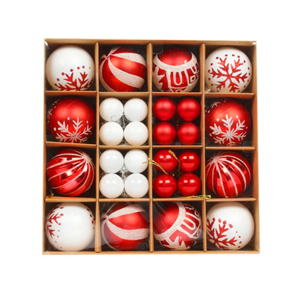 44pcs Christmas Tree Baubles Balls Xmas Bubbles Ball Creative Painted Christmas Pendant Balls Home Party Wedding Tree Decoration
44pcs Christmas Tree Baubles Balls Xmas Bubbles Ball Creative Painted Christmas Pendant Balls Home Party Wedding Tree Decoration