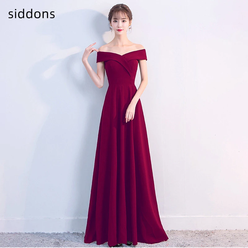 2022 New Arrivals Sexy Party Dress Women Off The Shoulder Simple Robes De Soiree Evening Skirt Banquet Red Black White Boat Neck
2022 New Arrivals Sexy Party Dress Women Off The Shoulder Simple Robes De Soiree Evening Skirt Banquet Red Black White Boat Neck