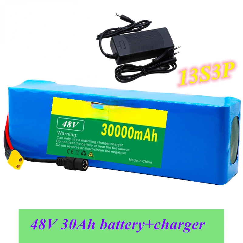 Новый литий-ионный аккумулятор 48 В 30000 мАч 48 в 30 Ач 1000 Вт 13S3P, литий-ионный аккумулятор 54,6 в для электровелосипеда, скутера с BMS + зарядным устро...
Новый литий-ионный аккумулятор 48 В 30000 мАч 48 в 30 Ач 1000 Вт 13S3P, литий-ионный аккумулятор 54,6 в для электровелосипеда, скутера с BMS + зарядным устро...