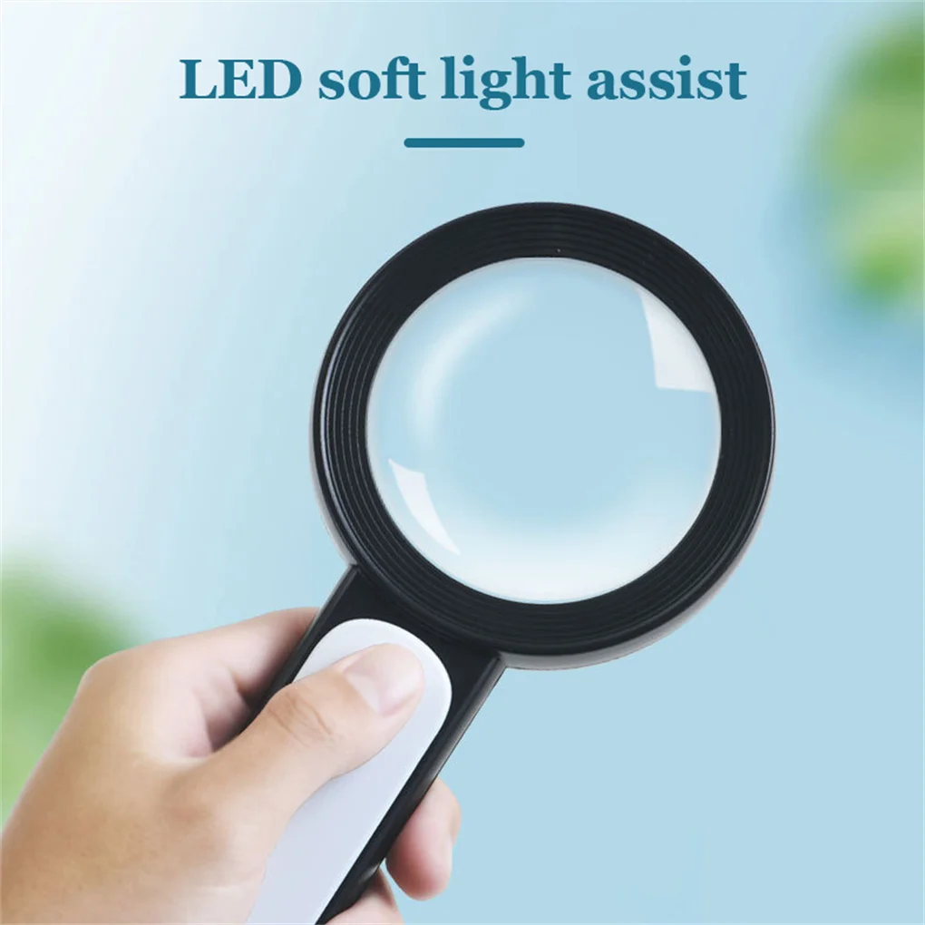 Handheld 30X Magnifying Glass Reading Sewing Close Work Pocket Handheld Backlit Magnifier For Reading lupa con luz led
Handheld 30X Magnifying Glass Reading Sewing Close Work Pocket Handheld Backlit Magnifier For Reading lupa con luz led