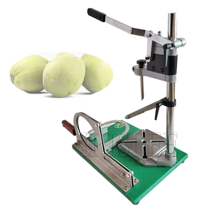 

Manual Coconut Peeling And Opening Machine Stainless Steel Drilling Maker