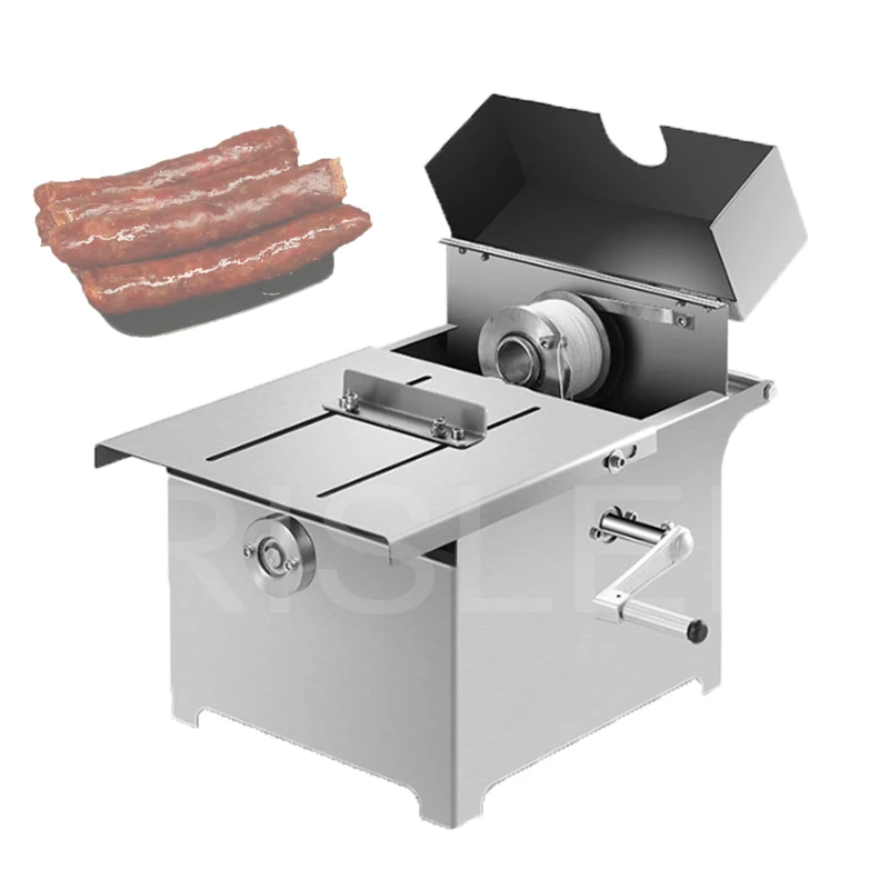 

Commercial Sausage Binding Knotting Machine Manual Household Hotdog Sausage Winding Machines