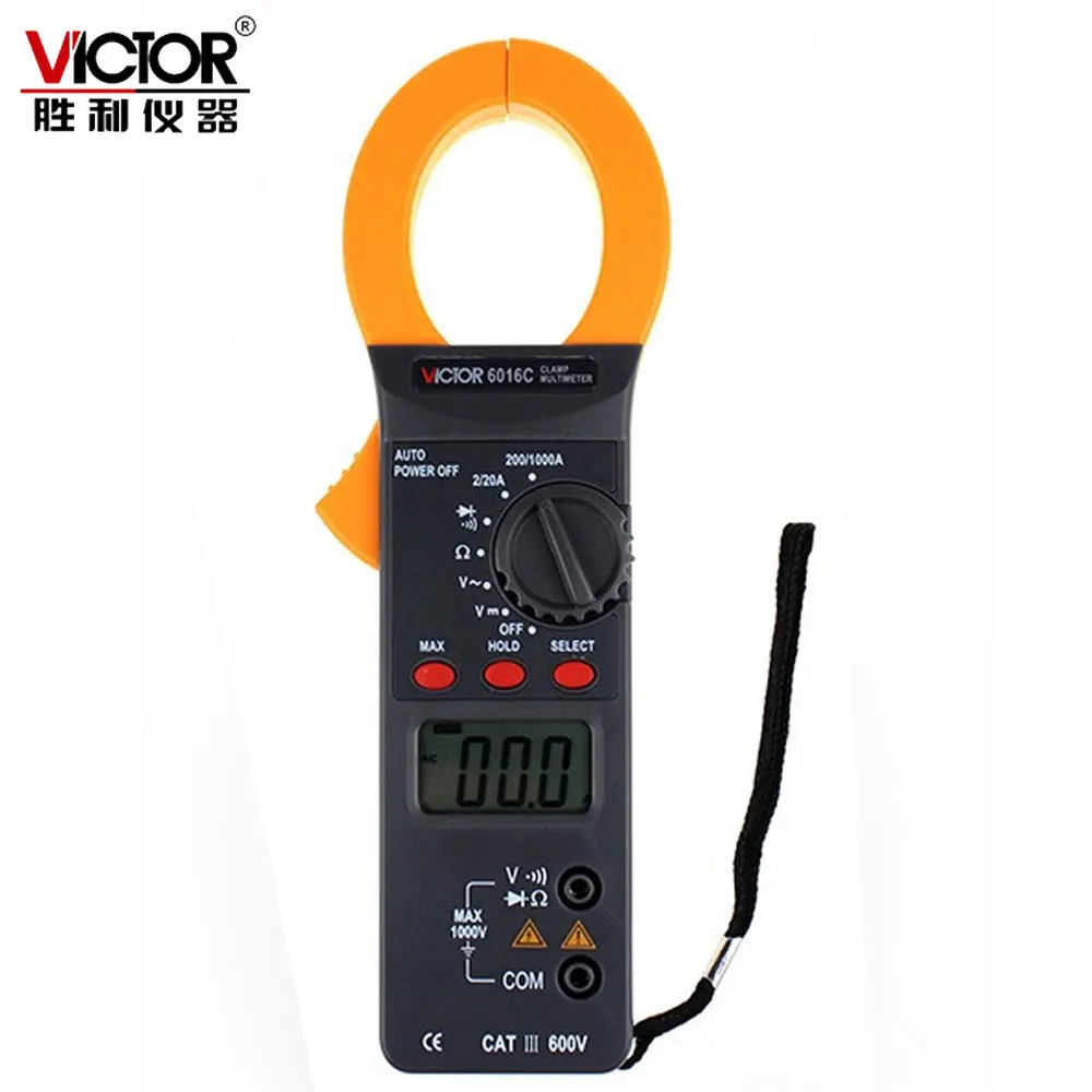 VICTOR VC6016C 3 1/2 AC multimeter,Digital Clamp Meter, Digital Multimeter,Electrical Meter
VICTOR VC6016C 3 1/2 AC multimeter,Digital Clamp Meter, Digital Multimeter,Electrical Meter
