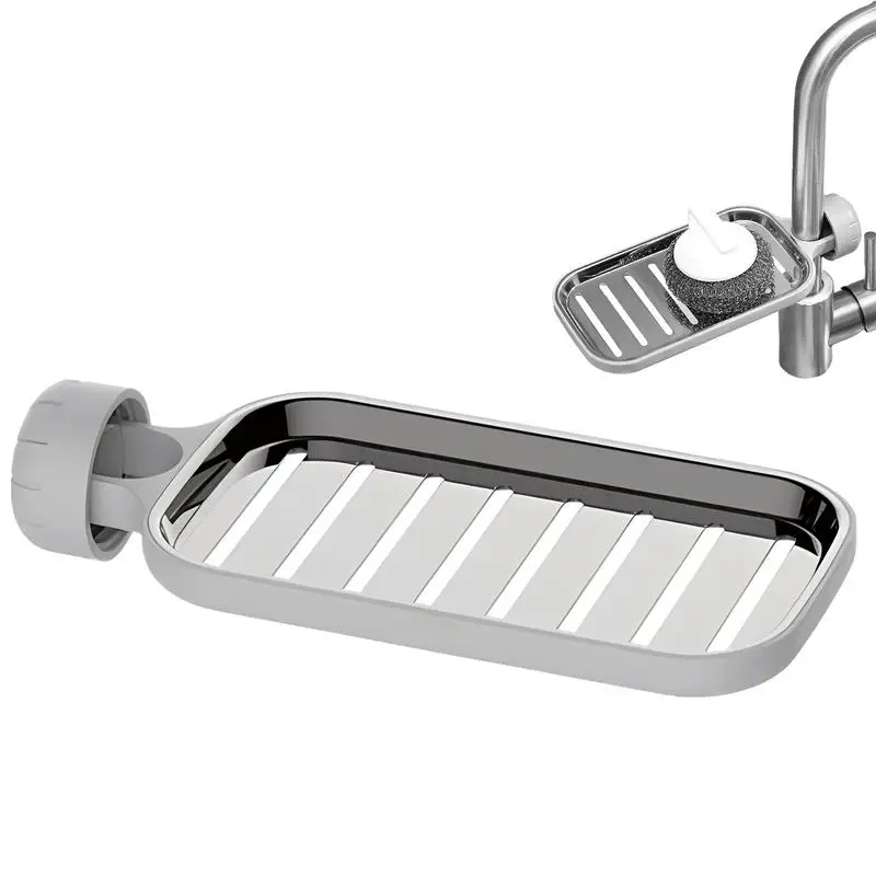 Faucet Sponge Holder Sink Stainless Steel Drainage Sink Rack Shower Shelf Storage Rack Tray Rustproof Kitchen Sponge Holder
Faucet Sponge Holder Sink Stainless Steel Drainage Sink Rack Shower Shelf Storage Rack Tray Rustproof Kitchen Sponge Holder
