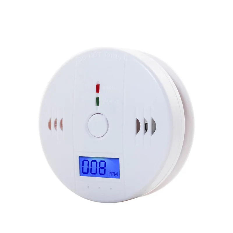 

CO Alarm Carbon Monoxide Detector LCD CO Gas Sensor Alarm 85dB Siren Sound Stove Honeycomb Coal Smoke Warn Alarm Home Security