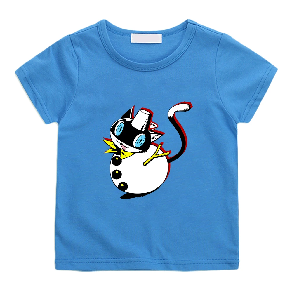 Morgana Cat Persona 5 игровая графическая футболка для мальчиков/девочек, детская футболка с милым мультяшным рисунком, 100% хлопок, Летние повседневные футболки, милые
Morgana Cat Persona 5 игровая графическая футболка для мальчиков/девочек, детская футболка с милым мультяшным рисунком, 100% хлопок, Летние повседневные футболки, милые