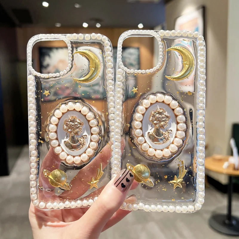 Ins Luxury Retro Pearl Queen Case For iphone 13 14 Pro 7 8 Plus Soft Silicone Phone Funda 12 11 Coque X XR XS Max Cover SE 2020
Ins Luxury Retro Pearl Queen Case For iphone 13 14 Pro 7 8 Plus Soft Silicone Phone Funda 12 11 Coque X XR XS Max Cover SE 2020