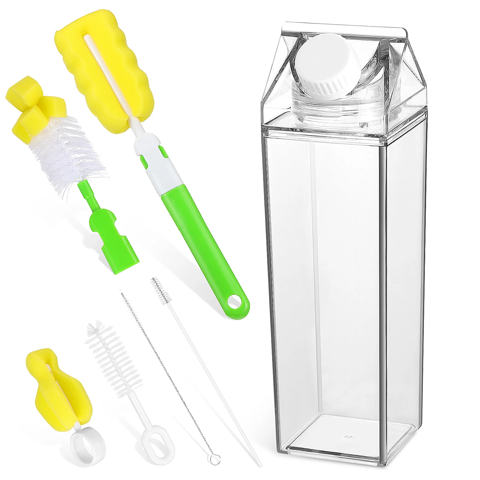 1 Sets Baby Bottle Cleaning Kit Straw Tool Sponge Cleaner Feeding Stainless Steel Brush Milk
1 Sets Baby Bottle Cleaning Kit Straw Tool Sponge Cleaner Feeding Stainless Steel Brush Milk