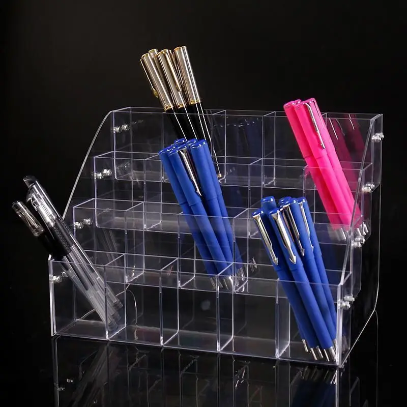 2-7tier Acrylic Pen Holder,Clear Pen Holder Organizer Makeup Brush Holder for Office Desk Accessories,Cosmetic Brush Storage Box
2-7tier Acrylic Pen Holder,Clear Pen Holder Organizer Makeup Brush Holder for Office Desk Accessories,Cosmetic Brush Storage Box