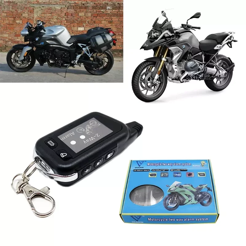 A Set 2 Way Anti-theft Alarm Systems Warning Alarm with Remote Control for Motorcycle Theft Protection
A Set 2 Way Anti-theft Alarm Systems Warning Alarm with Remote Control for Motorcycle Theft Protection