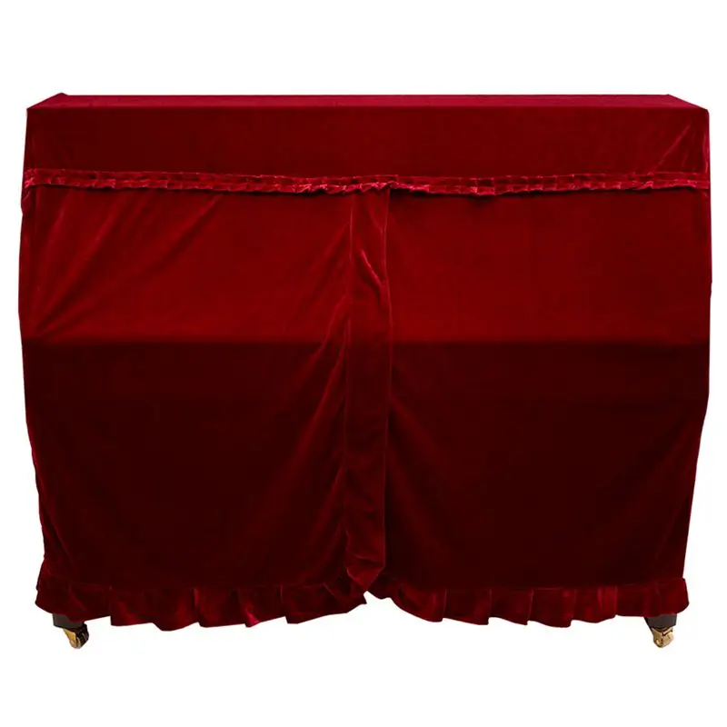 Practical Full Piano Cover Pleuche Decorated With Macrame For Universal Upright Vertical Piano
Practical Full Piano Cover Pleuche Decorated With Macrame For Universal Upright Vertical Piano