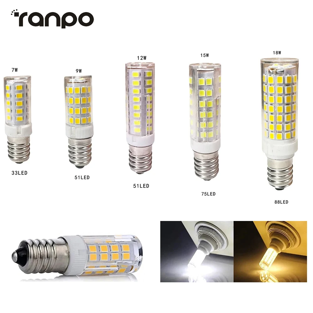 RANPO LED кукурузная лампа E14 теплый/холодный белый
RANPO LED кукурузная лампа E14 теплый/холодный белый